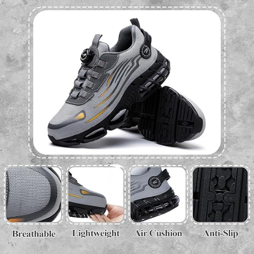 Solid Step Safety Work Shoes